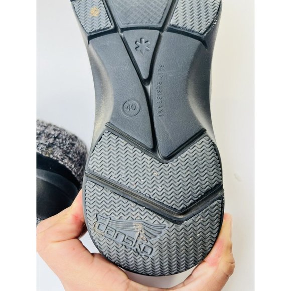 Dansko Eartha Black Suede Leather Clog Mule Shoes EUR 40 Women’s US Size 9.5-10 - Picture 6 of 6